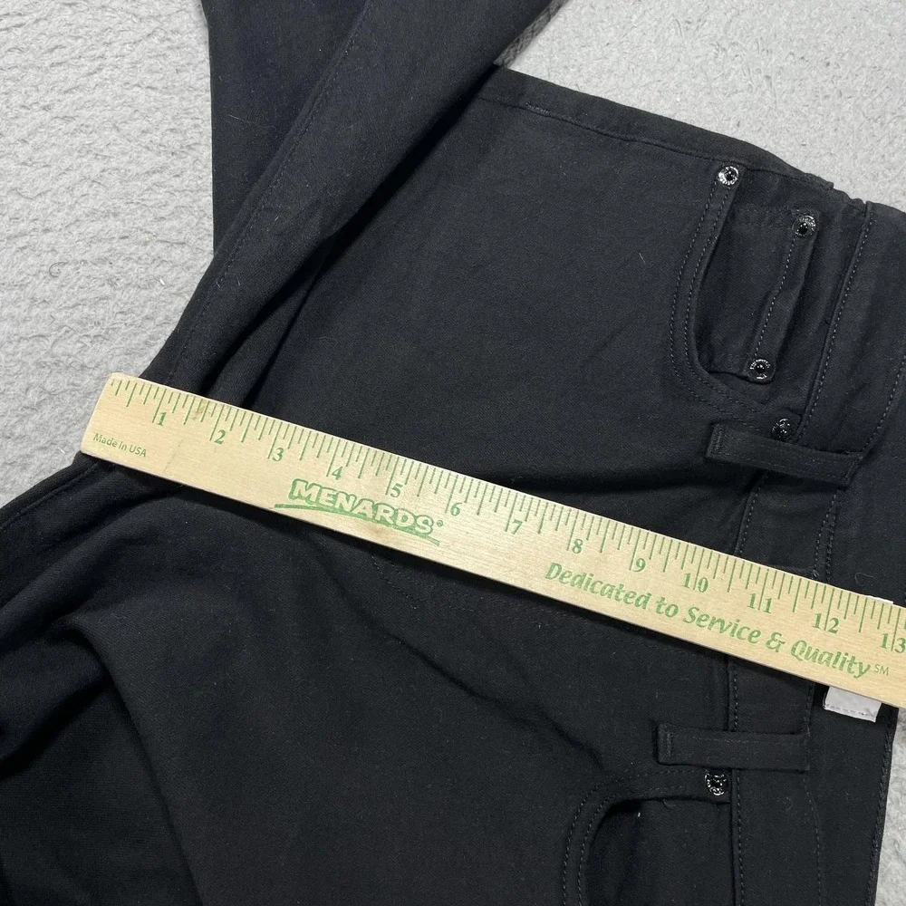 Pistola‎ Jeans Womens 29 Black Wash Mid Rise Slim Flare Stretch Denim 29x27.5